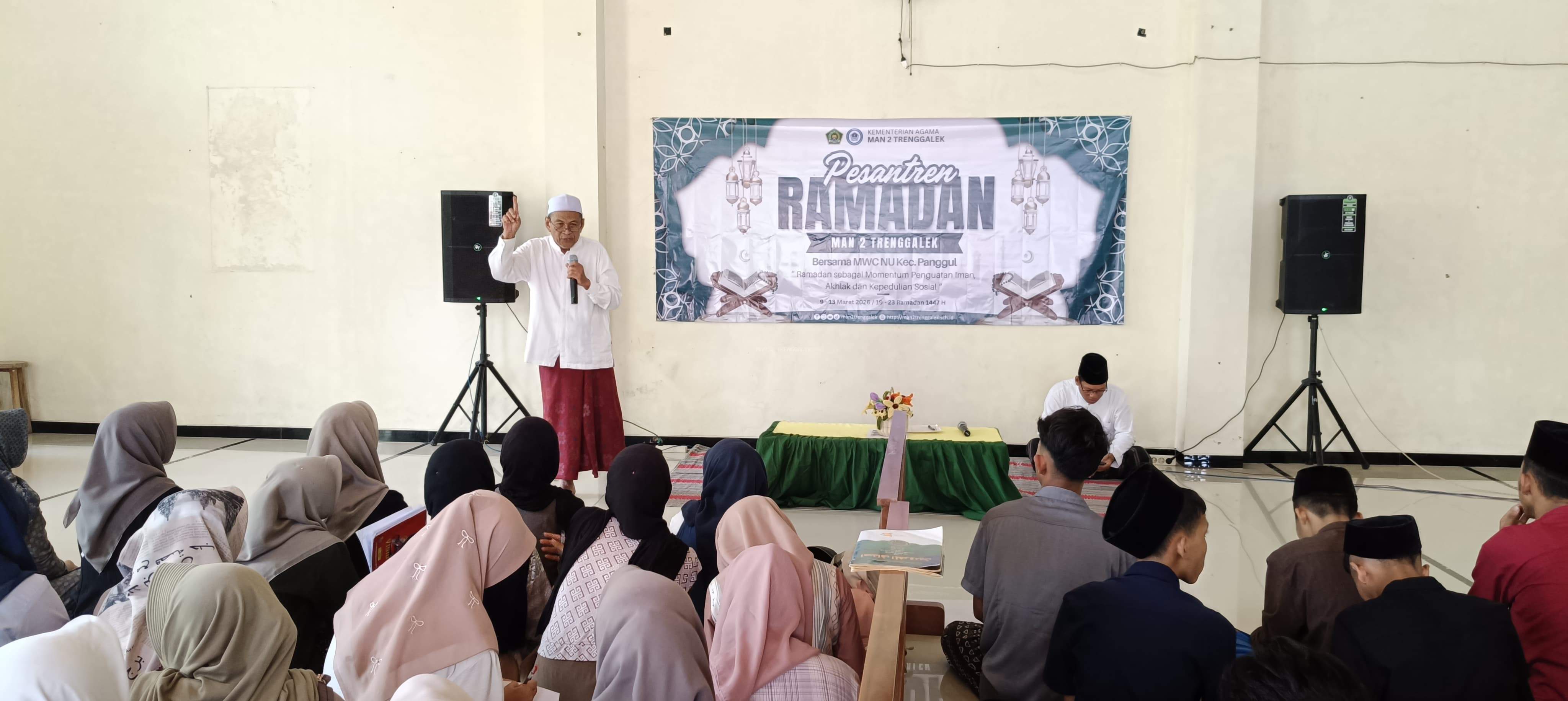 Hari Kedua Pesantren Ramadhan Didampingi Pengawas Bina Kemenag Kab. Trenggalek