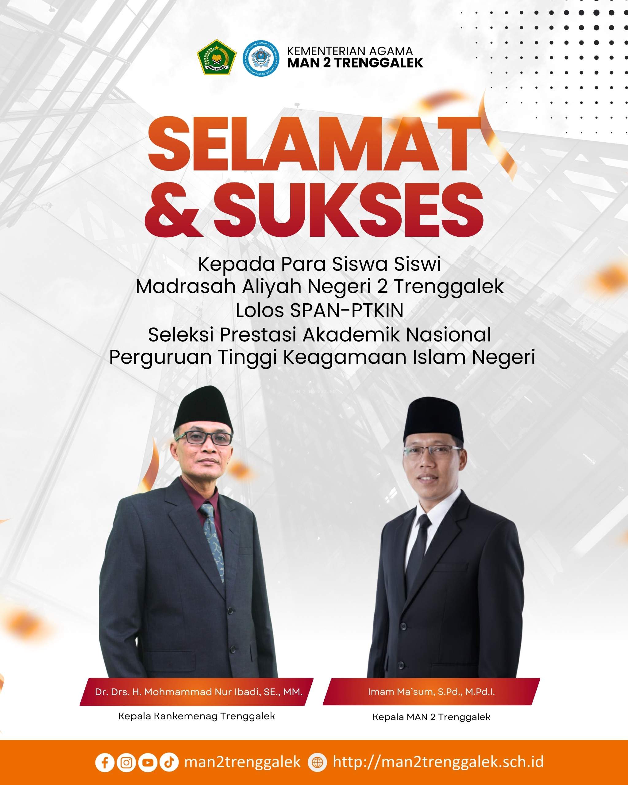 8 Siswa MAN 2 Trenggalek Lolos SPAN-PTKIN 2026, Seluruh Pendaftar Diterima di UIN SATU